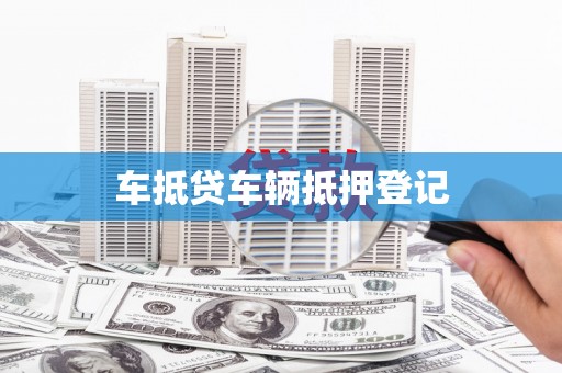 雷波车抵贷车辆抵押登记