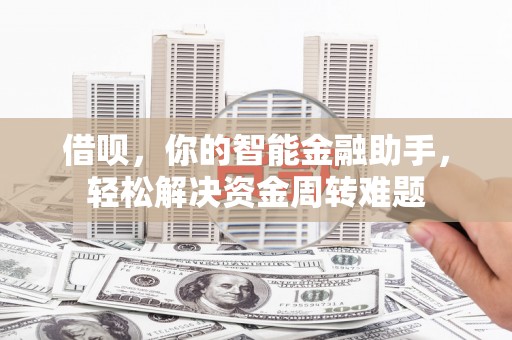 鸟松借呗，你的智能金融助手，轻松解决资金周转难题